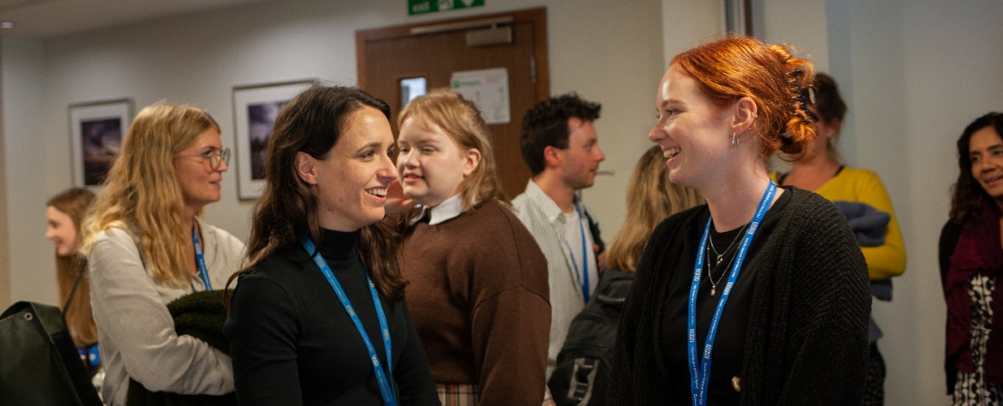 group of colleagues chatting