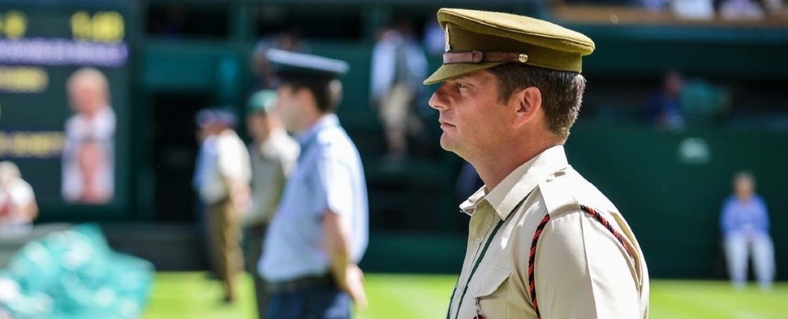 Simon Foster on Wimbledon Centre Court 2015