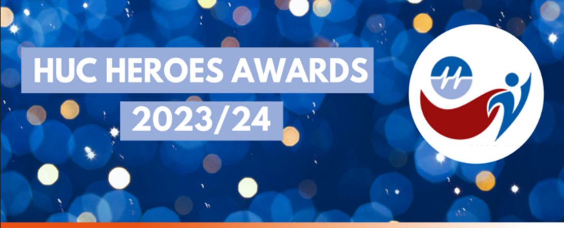 image to represent HUC Heroes Awards 2023/24