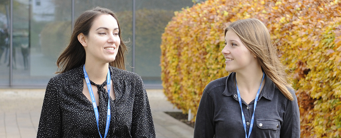 two work colleagues