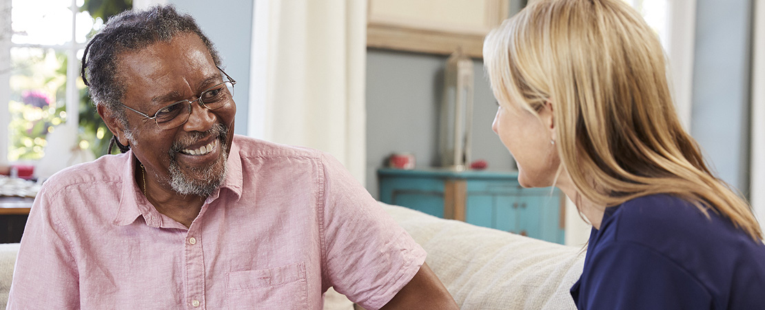GP talking to a patient