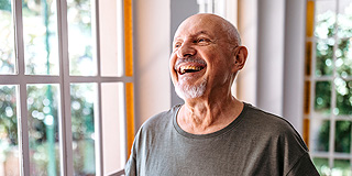 smiling older man